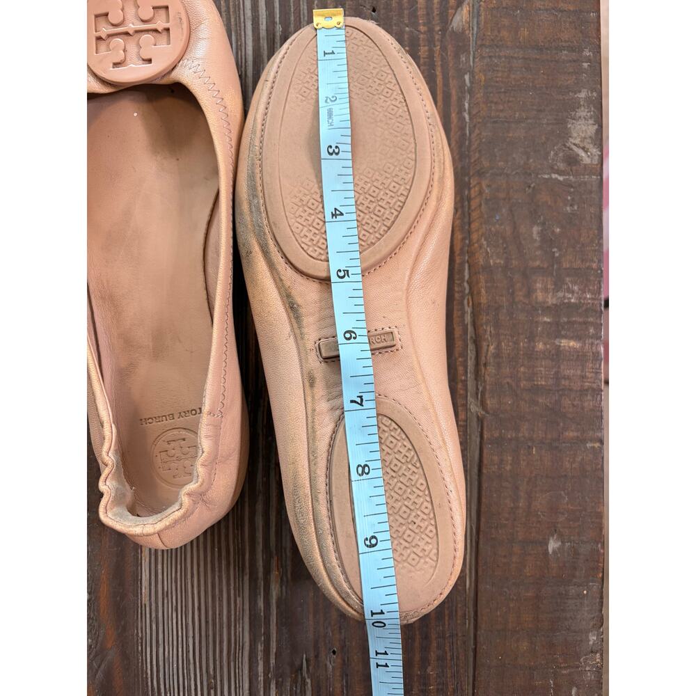 Tory Burch Minnie Travel Ballet Flats Pink Size 9.5 - Picture 2 of 7